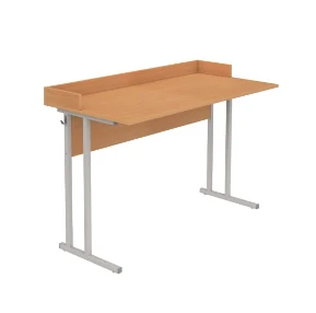 مكتب طلابي مزدوج للصفوف الفيزيائية بحواف ومأخذ مزدوج، موديل: АтН2Ф