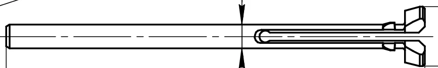 Guiding Sleeve 6.0/1.5mm for Spoke, Article 570.023
