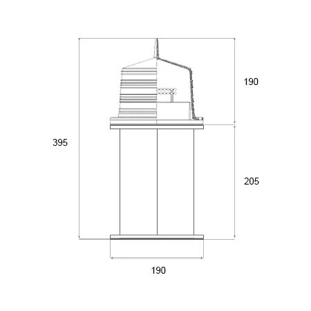 Directional LED Flashlight TBS – Solar-Powered