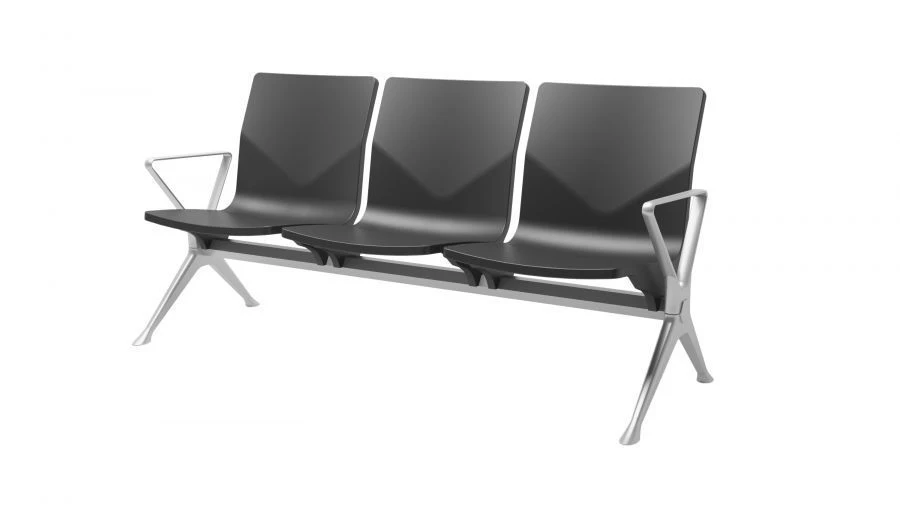 Multi-seat Section MS37/1 - Versatile Metal Frame Seating
