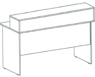 Multipurpose Table with Overhead Structure - Alliance-S Brand