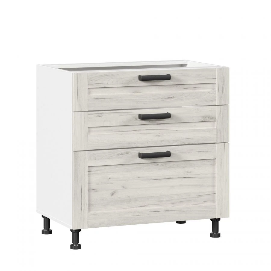 Kitchen Cabinet Front Set with 3 Drawers, Model LD.234600.000