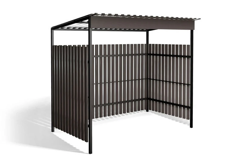 مظلة حاوية النفايات لعلبتين