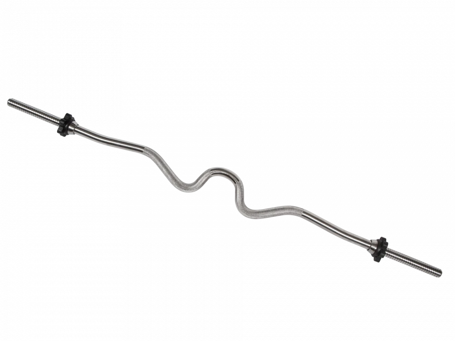 باربل كروم على شكل Z مع قفل ويدير، خيط 25 مم، سعة 150 كجم