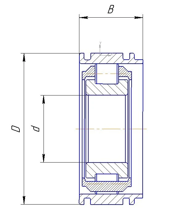 Roller Bearing 55-272744P3U1-ETU 100/1