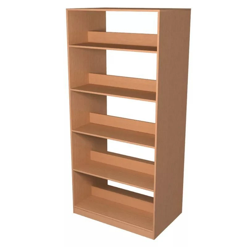 Double-sided Office Shelf with Chipboard Frame