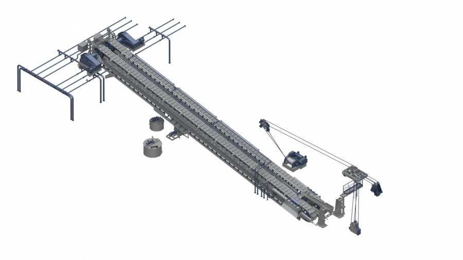 Conveyor Casting Machine for Cast Iron