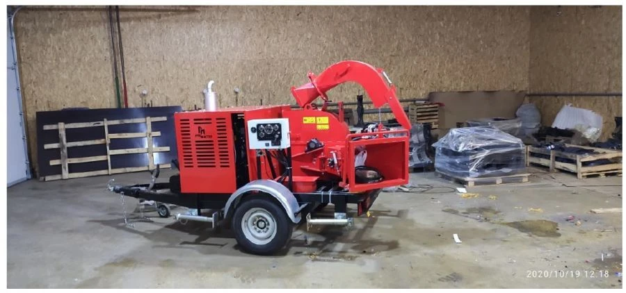 Mobile Wood Chippers for Waste Processing MOBI-160D