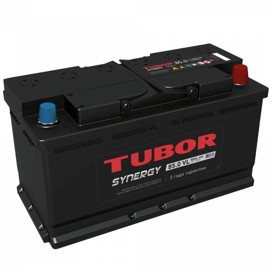 TUBOR SYNERGY 6СТ-85.0 VL Lead-Acid Starter Battery