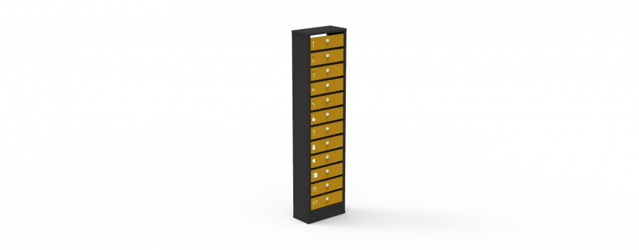 Metal Storage Cabinet for Mobile Phones, ELTI Series