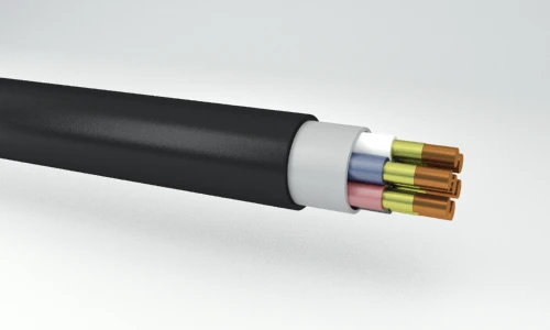Flame-Retardant Control Cables, Halogen-Free, Copper Conductors