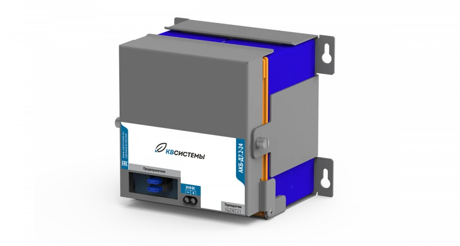 وحدة البطارية AKB-D7.2-24 لتركيب على سكة DIN
