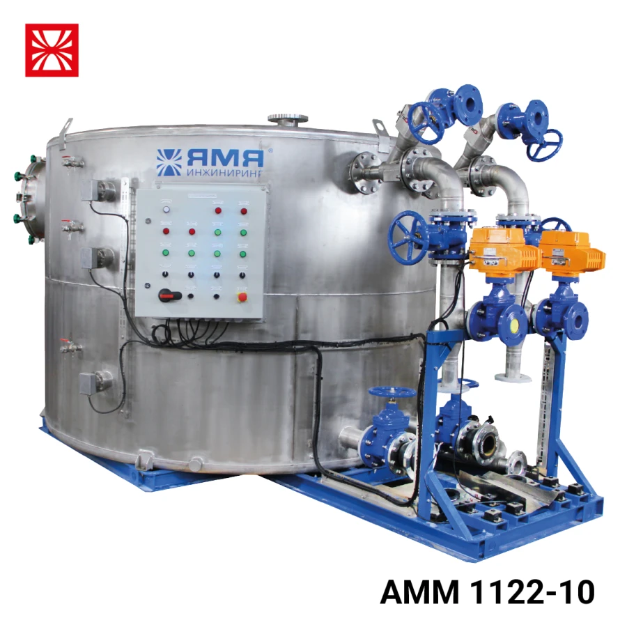 Wastewater Collection Vacuum System with Ejectors UV-ET AMM 1122-10.0