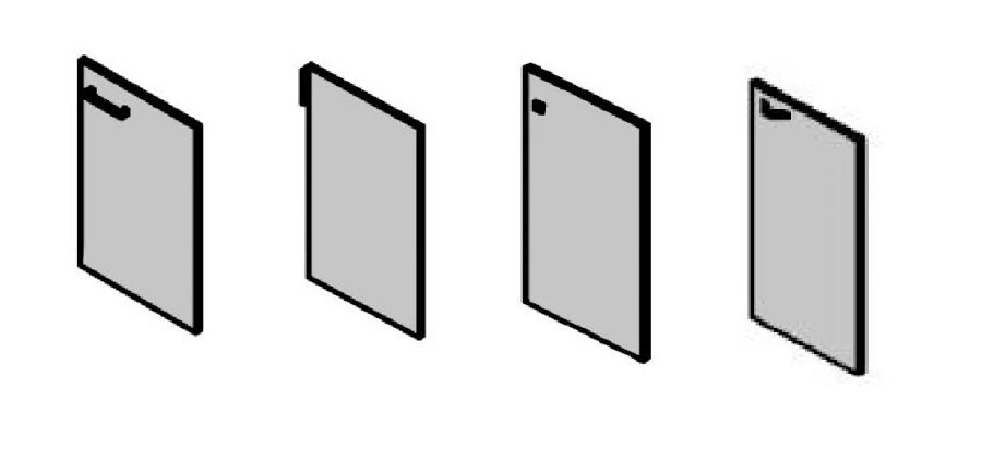Low MDF Office Door for Work Series and More