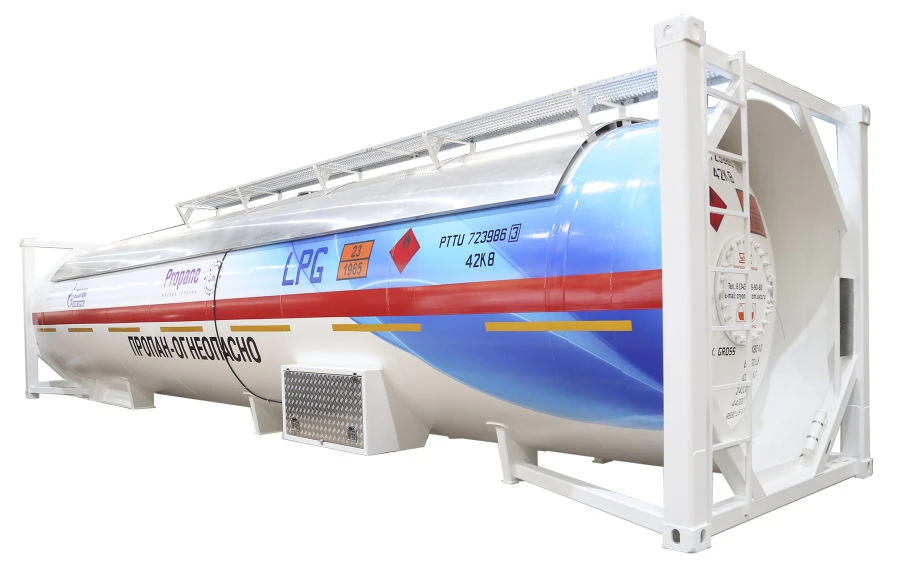 حاوية خزان طراز КЦ-44/1.8 لنقل الغاز السائل غير المبرد