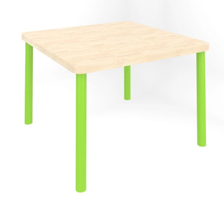 Square Children's Table 460mm Green