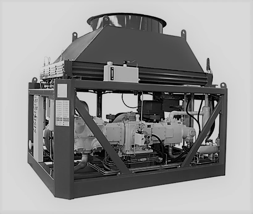 Piston Compressor Unit for CNG Filling Stations, Model RAR-KU