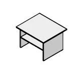 طاولة قهوة خشبية مجموعة "Contemp" لغرفة النوم