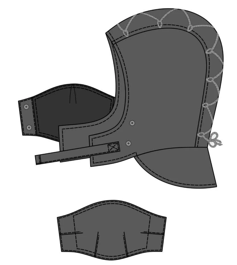 Thermal Protective Balaclava for Arc Flash Safety, Model: TH-ARC-01