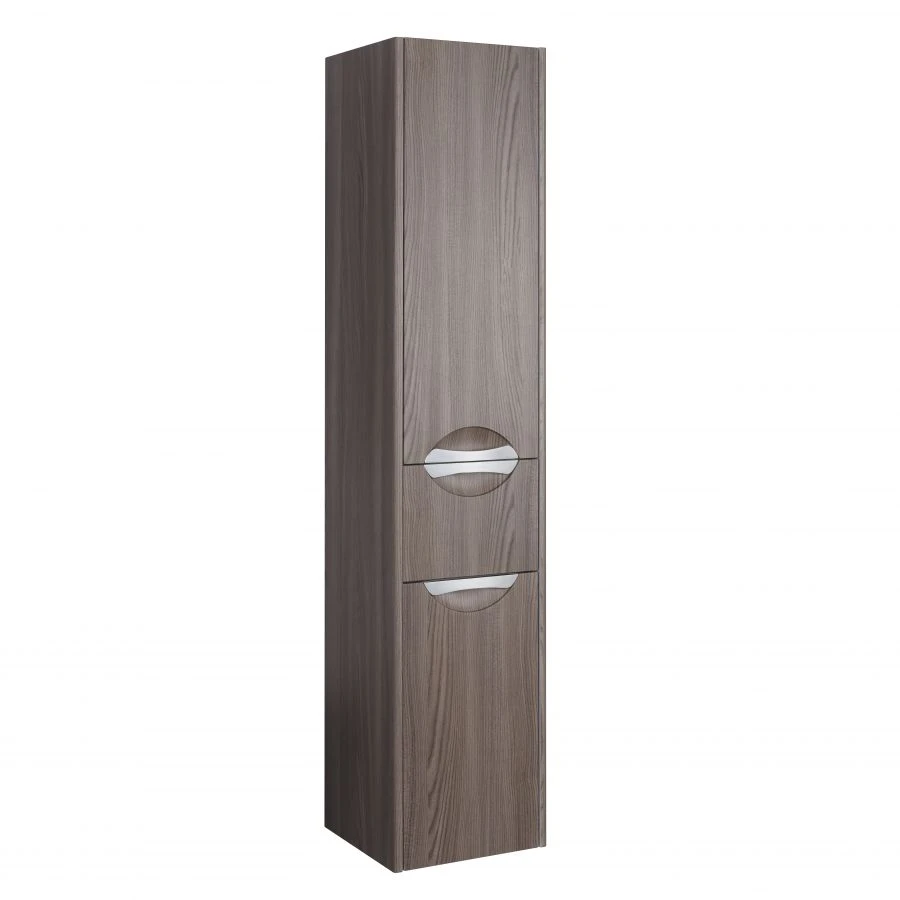 Silva Right Hanging Column Cabinet in Macchiato Oak Finish - Model A215.6.03S.IW5.R