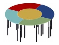 Children's Puzzle Round Table Art S.03.17