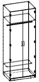Clothing Wardrobe TV-ASHDO-2.21.01-01