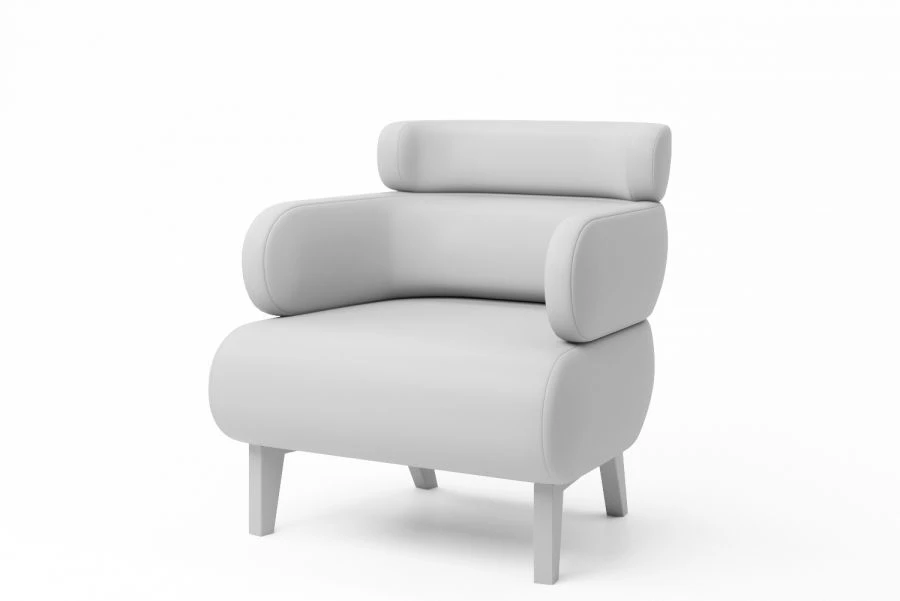 Ergonomic Soft Chair for Public Spaces L21-1S-2