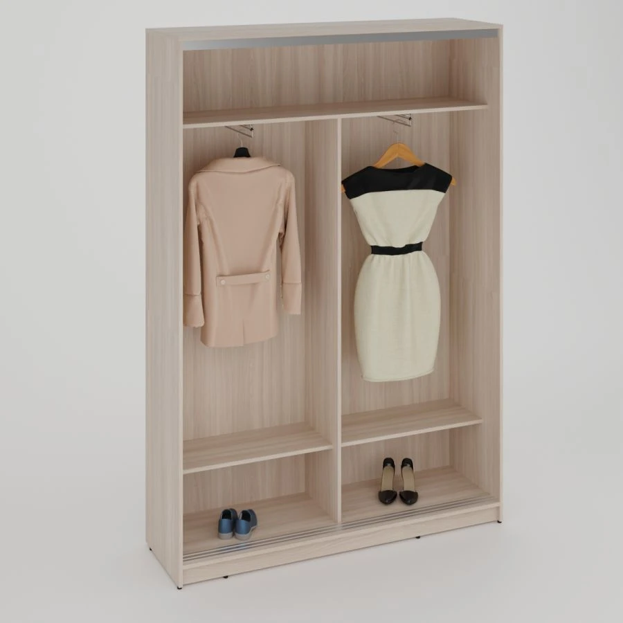 Sliding Wardrobe SK-5 with Adjustable Feet