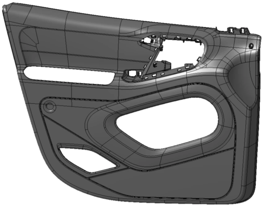 Left Front Door Trim Panel for M1 and N1 Vehicles - 9681234677