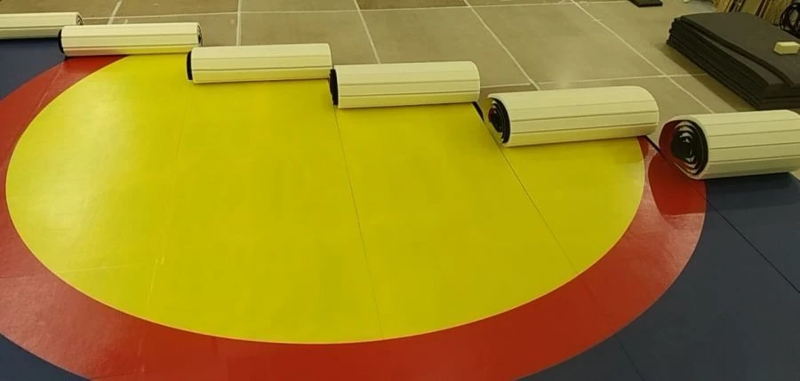 Roll Mat for Wrestling and Rhythmic Gymnastics Equipment