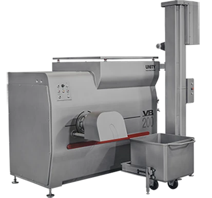 مطحنة لحم زاوية للكتل المجمدة B-200