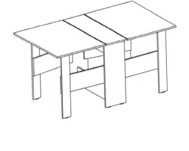 Folding Table for Work, Dining, Games, and Education - Alliance-S Brand