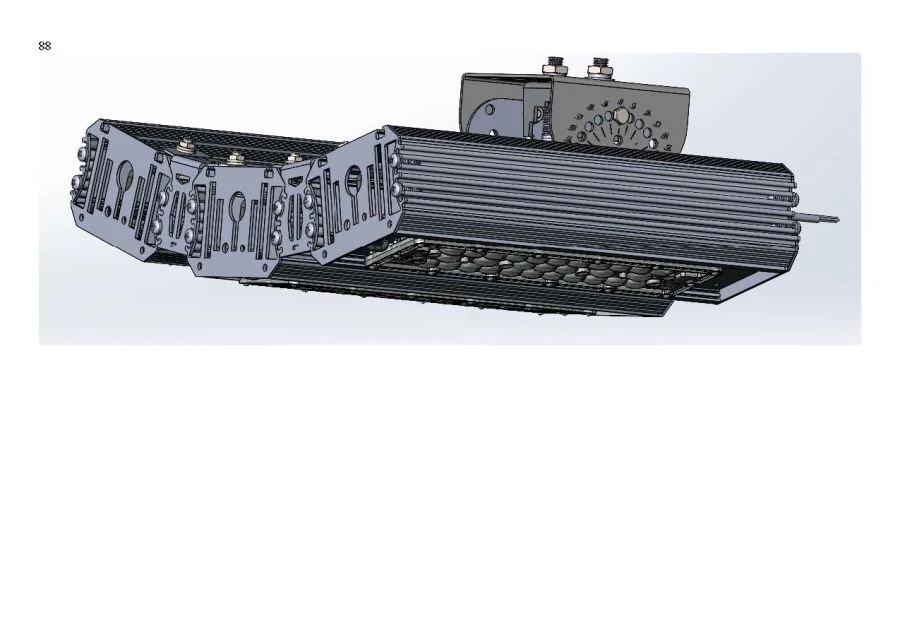 ضوء LED تصميم صناعي "MTM IoT" سلسلة كيوبيك 160 ثلاث وحدات اتصال جانبي 15° تثبيت وحدة