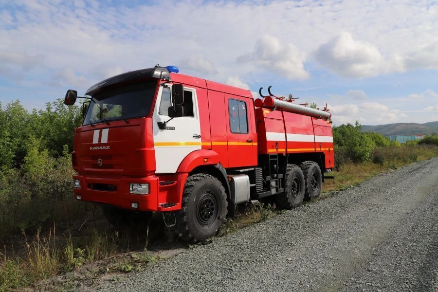 Fire Tanker Truck AC 7.0-60 (43118) on KAMAZ-43118-A5 Chassis