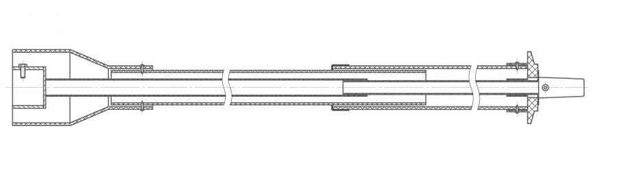 Telescopic Rod Extender for Valve Control UШТ-91.2-2,0-25-30