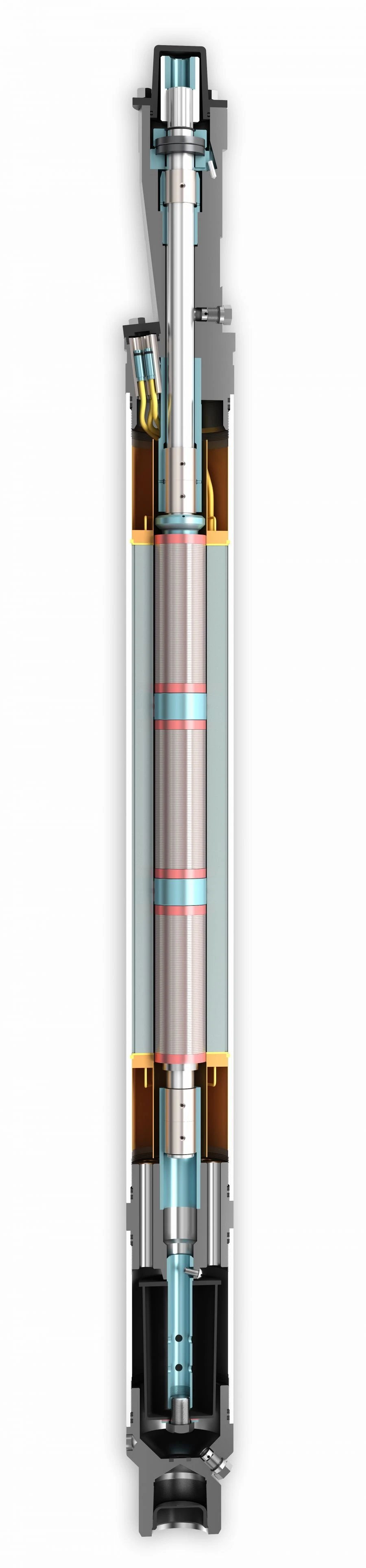 Unified Series Submersible Asynchronous Electric Motors with Telemetry Block M