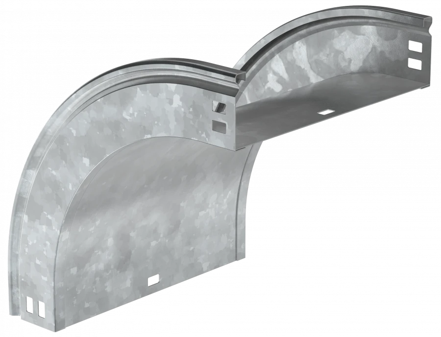 Vertical Smooth 90° Turn CPV41-0-90-100-300-HDZ for Cable Trays