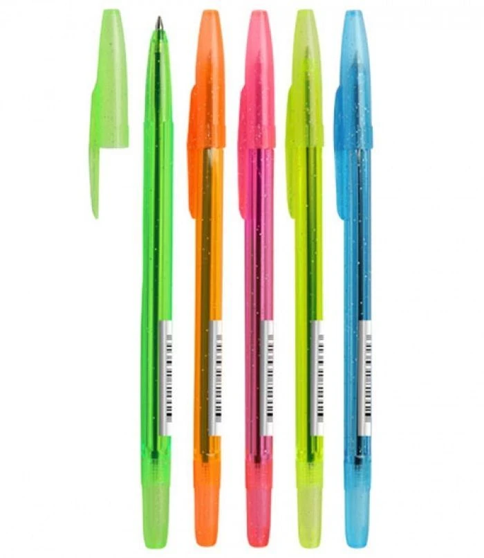 Neon Glitter Blue Ink Ballpoint Pen STAMM 511