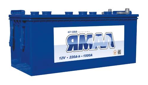 Lead Acid Starter Battery for Internal Combustion Engines 12V 6ST-220 LB Yamal