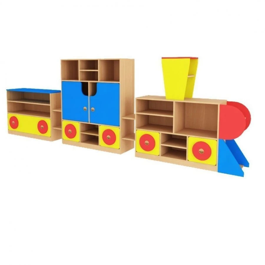 وحدة تخزين الألعاب مع إطار MDF Laminated وحواف PVC