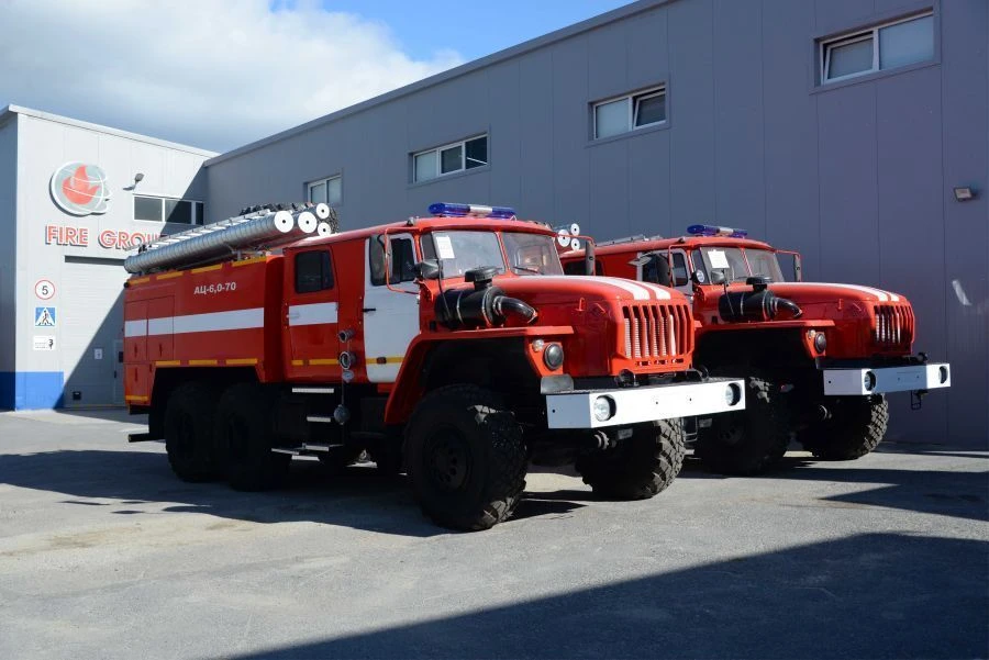 Fire Tanker Vehicle for Firefighting, Model 58812F, Ural-5557 Chassis