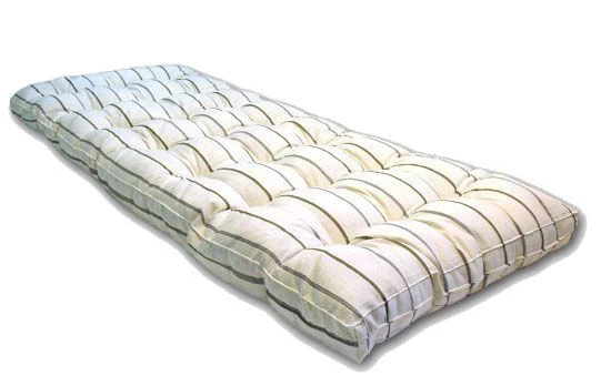 1.5-Sized Mattress with Cotton Filling, 195x120x7 cm