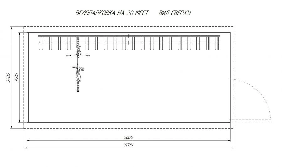 حامل دراجات منزلية - موفر للمساحة