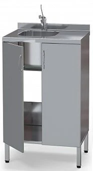 Stainless Steel Sink Cabinet with Mixer - KSm/nzh 2-01.1 m-8/s
