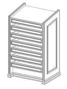 Classic Series Newspaper Storage Unit