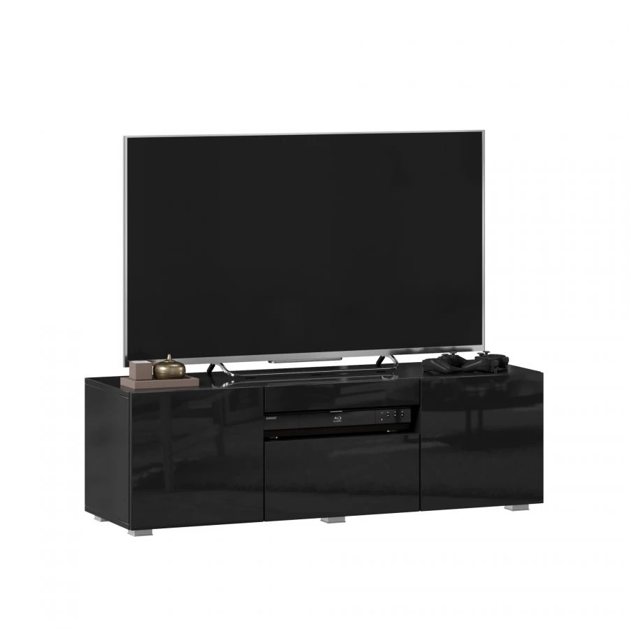 Brooklyn TV Stand 1200 in Black Gloss, Model LD.685040.000