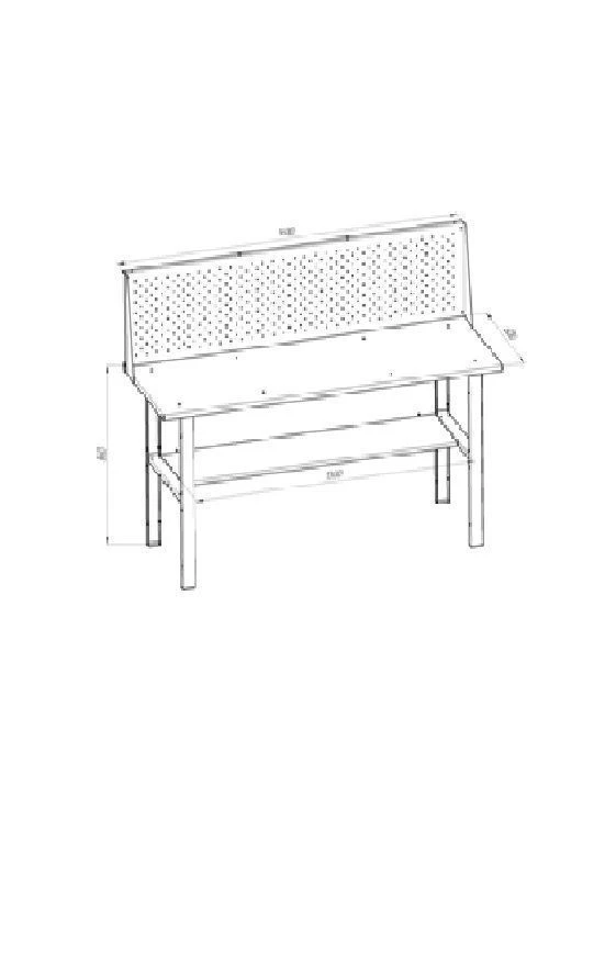 طاولة عمل ITP-2-PL-2 O-S