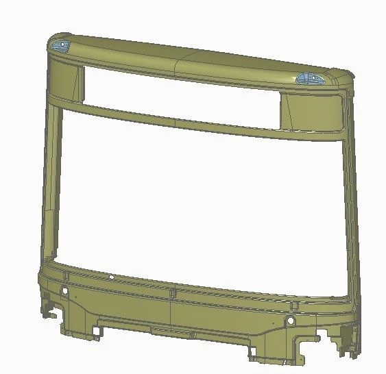 Front Panel for LiAZ 529287, Component No. 529287-5301016