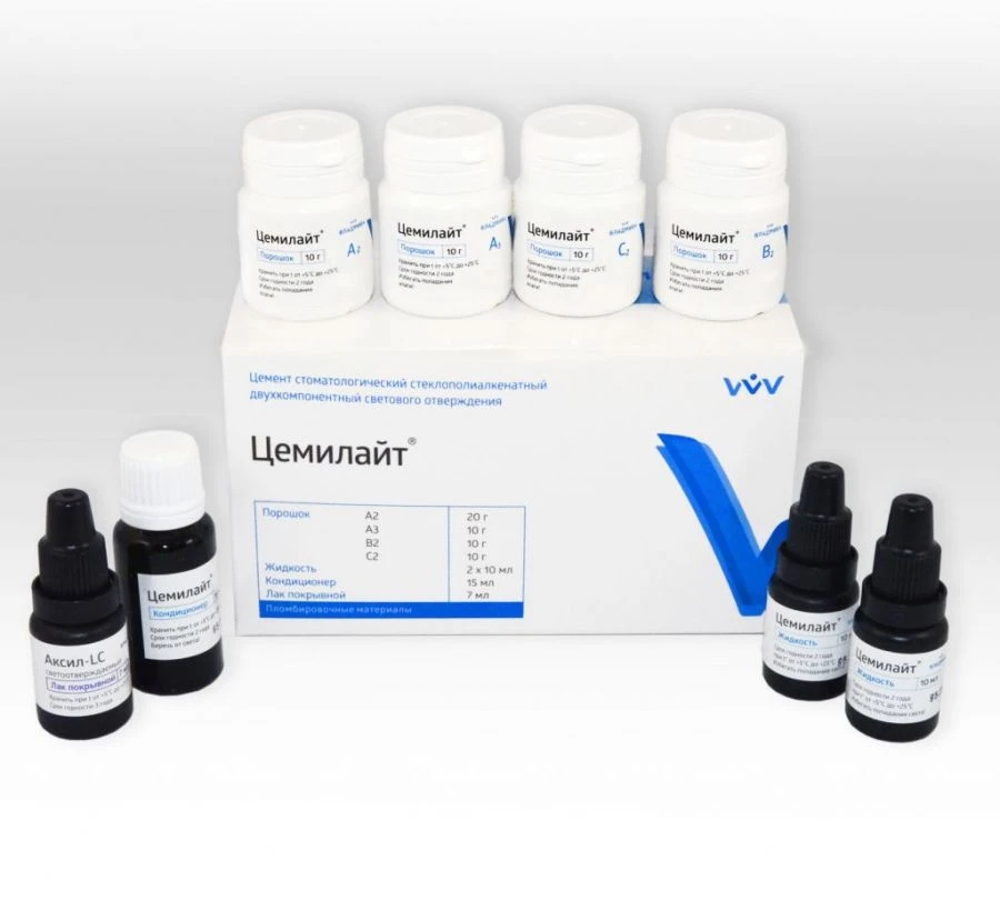 Dental Glass Ionomer Cement Light Cure, Cemilight