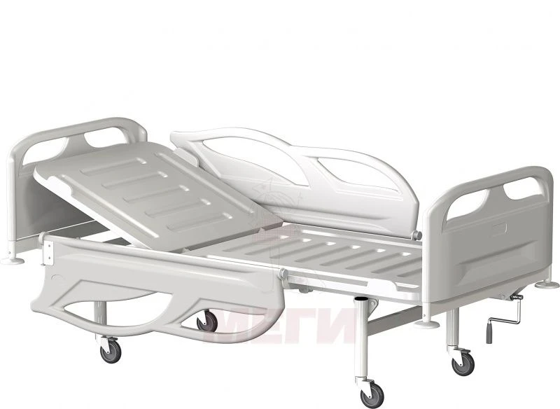 Hospital Bed with Headrest on Wheels, Model MSK-6101